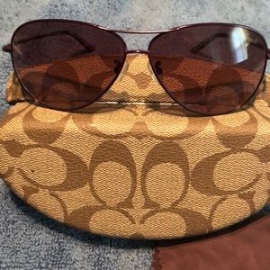 Coach Aviators Purple